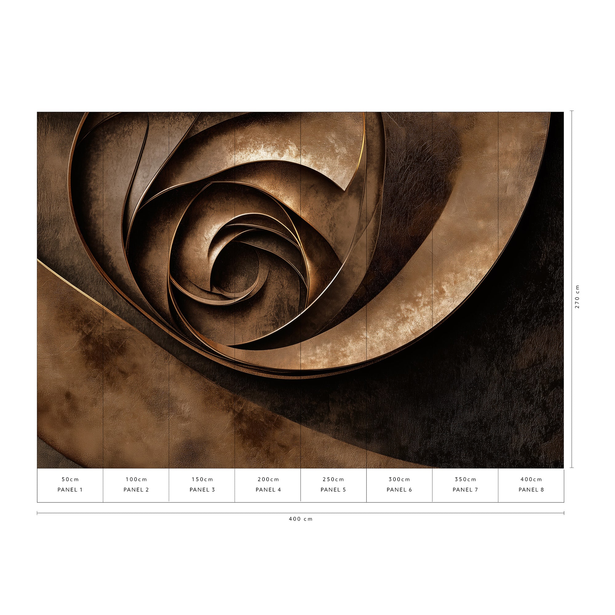 Designs Direct Core of Quiet Bronze Wall Mural